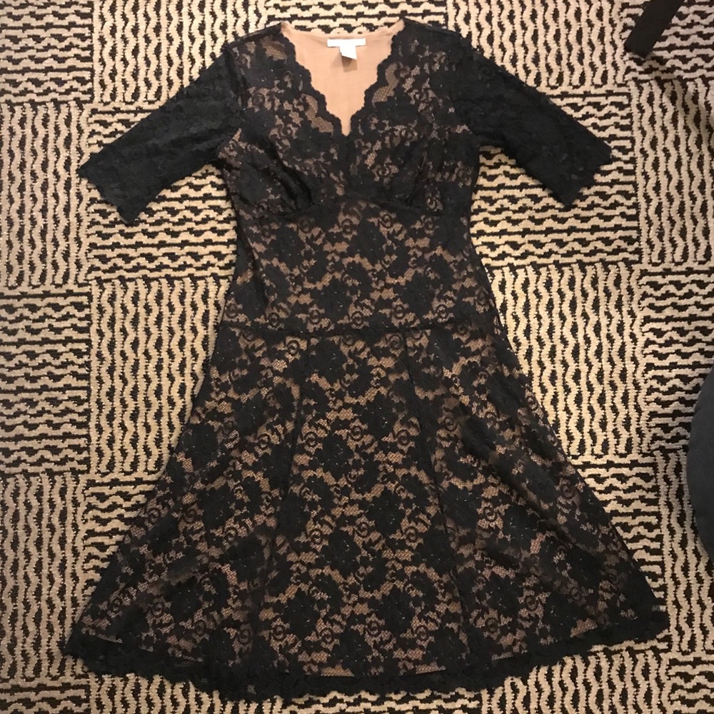 Cabi size L lace dress